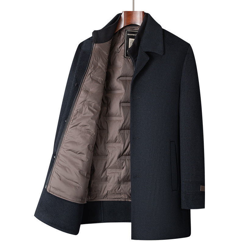 T&P Executive Line | Luxury Black Wool Men’s Coat