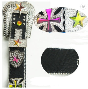 Women’s Crystal Rhinestone Fashion Belt – Statement Glam Edition