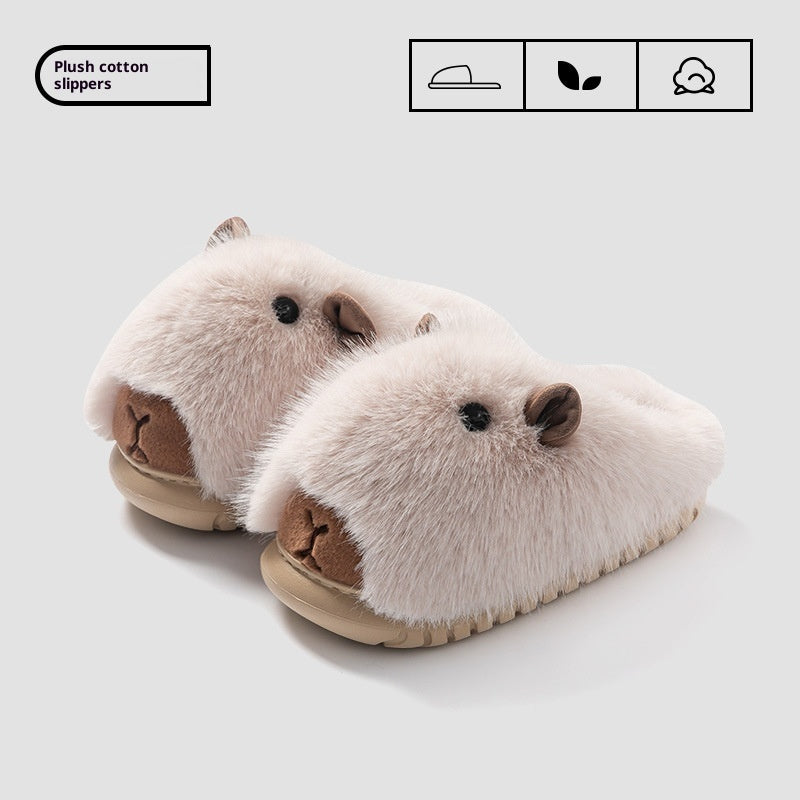 T&P Plush Animal Slippers – Women’s Autumn & Winter Home Slippers