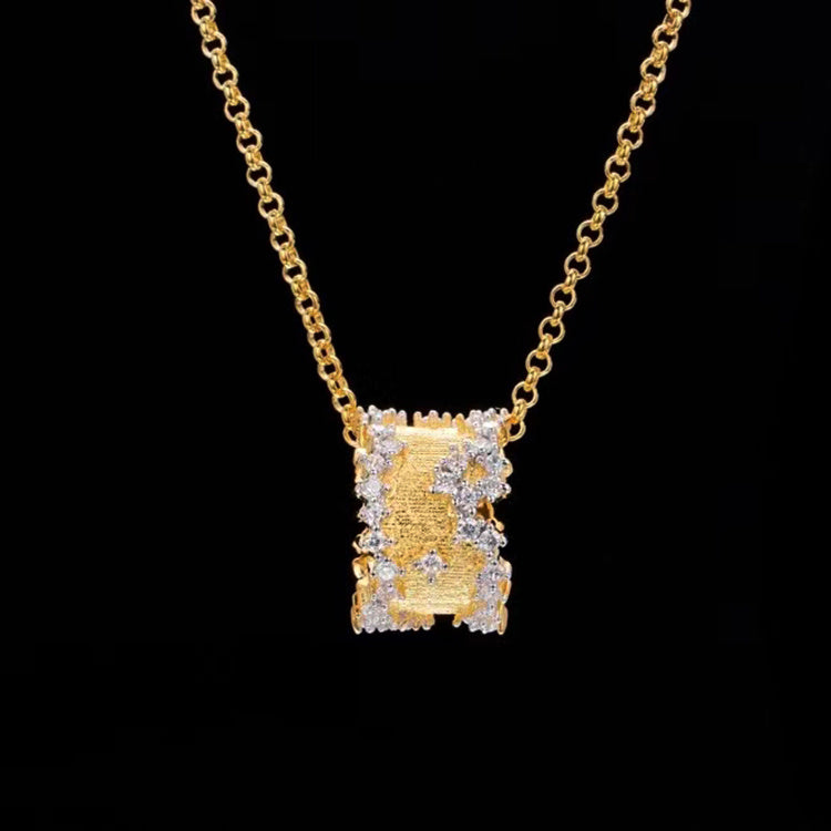 18K Gold-Plated Clover Necklace – Elegant Pure Silver Jewelry | T&P Luxury Line