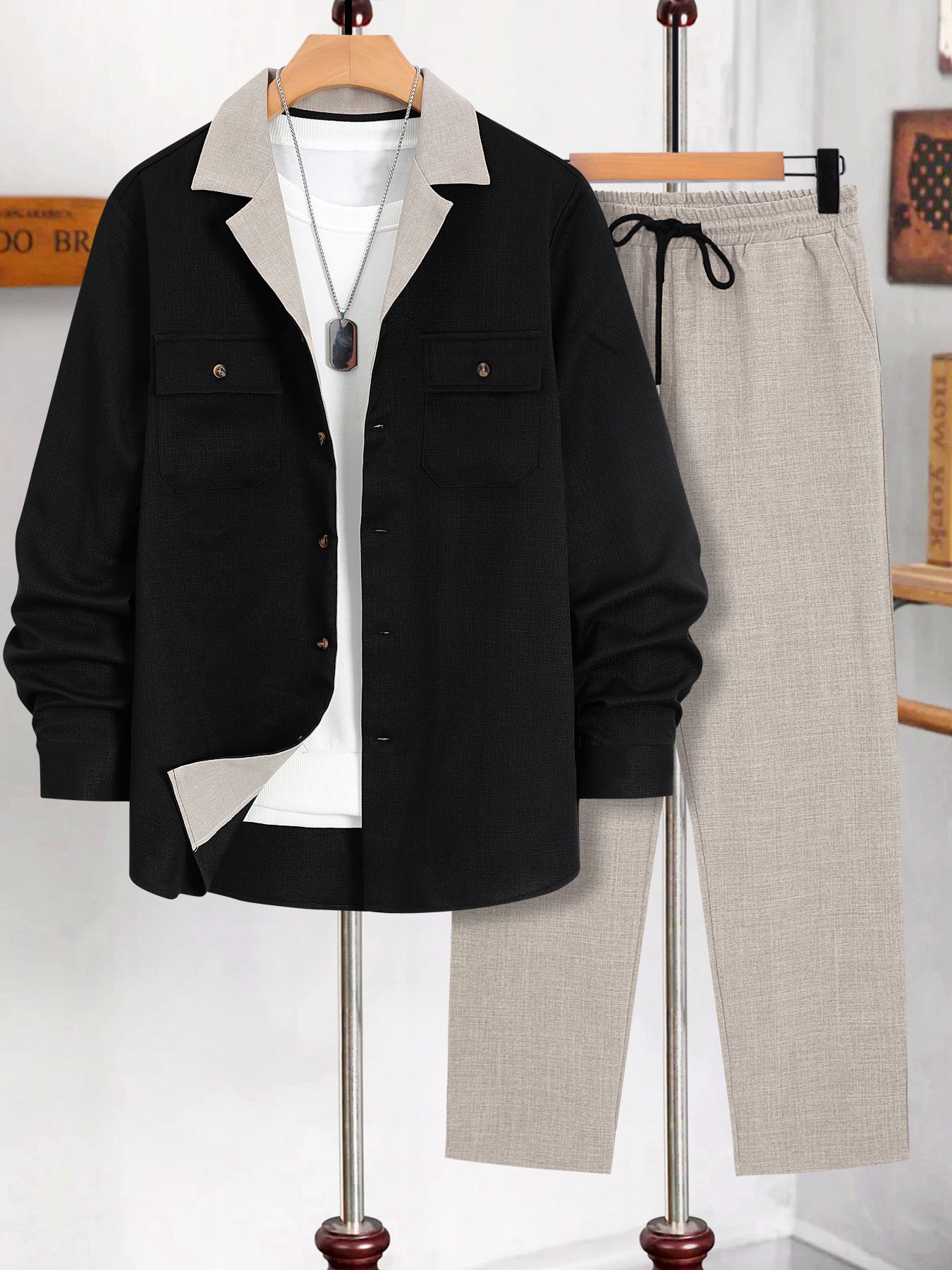 T&P Creative Line | Men’s Artistic Casual Suit Set