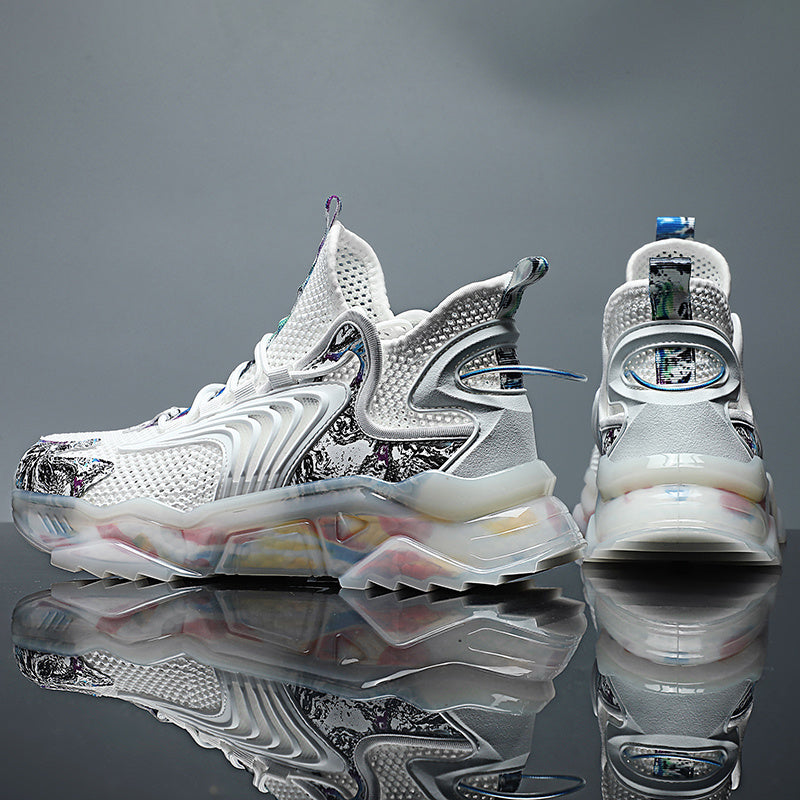 T&P CyberWave Elite Sneakers – Futuristic Mesh Running Shoes for Men