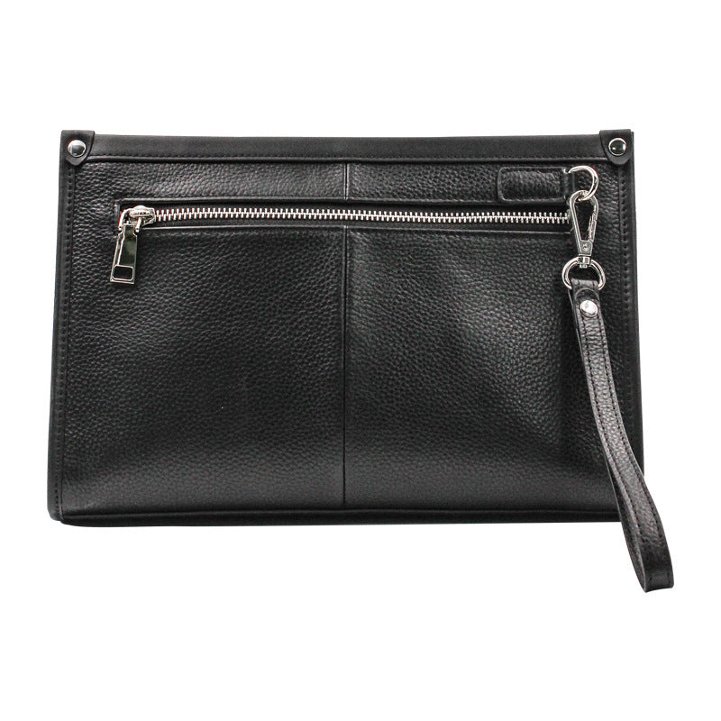 Luxury Business Leather Clutch – Men’s Wallet with Fingerprint Lock