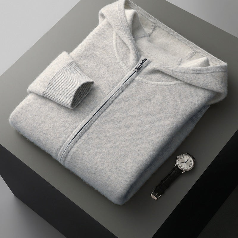T&P Elite Comfort Edition | Men’s Cashmere Wool Knit Hoodie