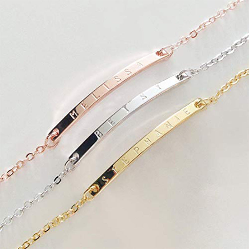 Sterling Silver 925 Personalized Bracelet – Custom Engraved Name Jewelry, Luxury Anniversary & Valentine’s Gift