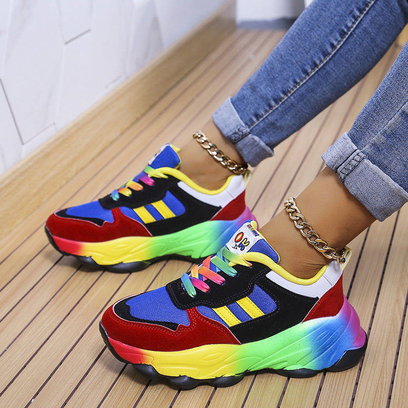 T&P ColorBloom Sneakers – Women’s Multicolor Street Sneakers