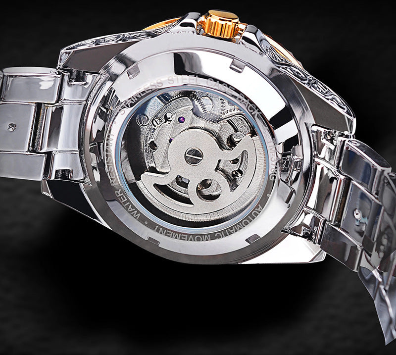 T&P Royal Infinity | Gold Skeleton Mechanical Watch