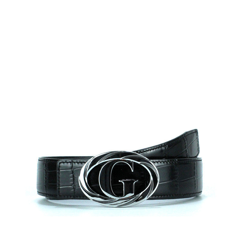 Women’s Luxury Cowhide Leather Belt with G Buckle – Fashion Collection