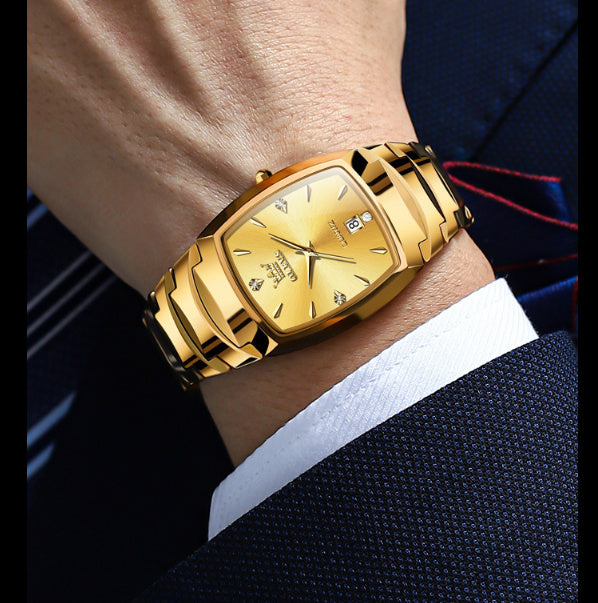 T&P Royal Classic Golden Dynasty Men’s Watch | Tungsten Gold Edition