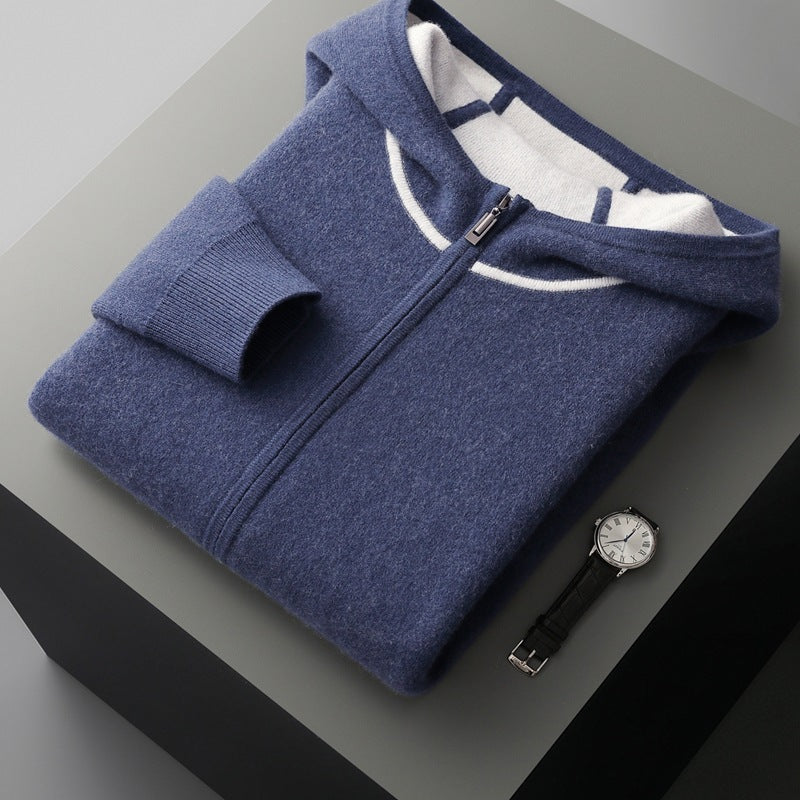 T&P Elite Comfort Edition | Men’s Cashmere Wool Knit Hoodie