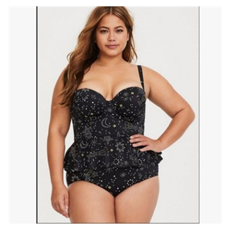 T&P CurvePeplum One-Piece – Plus-Size Slimming Peplum Swimwear