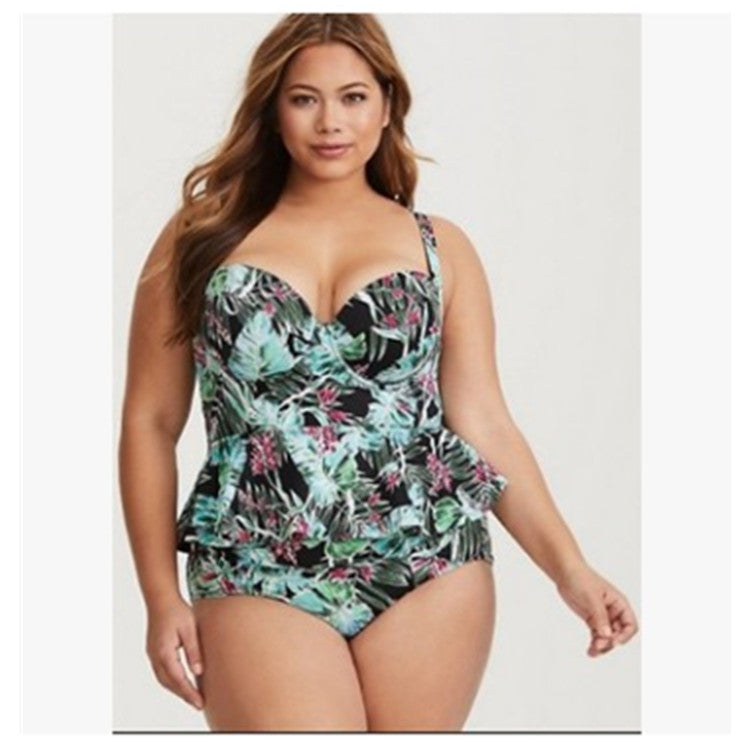 T&P CurvePeplum One-Piece – Plus-Size Slimming Peplum Swimwear