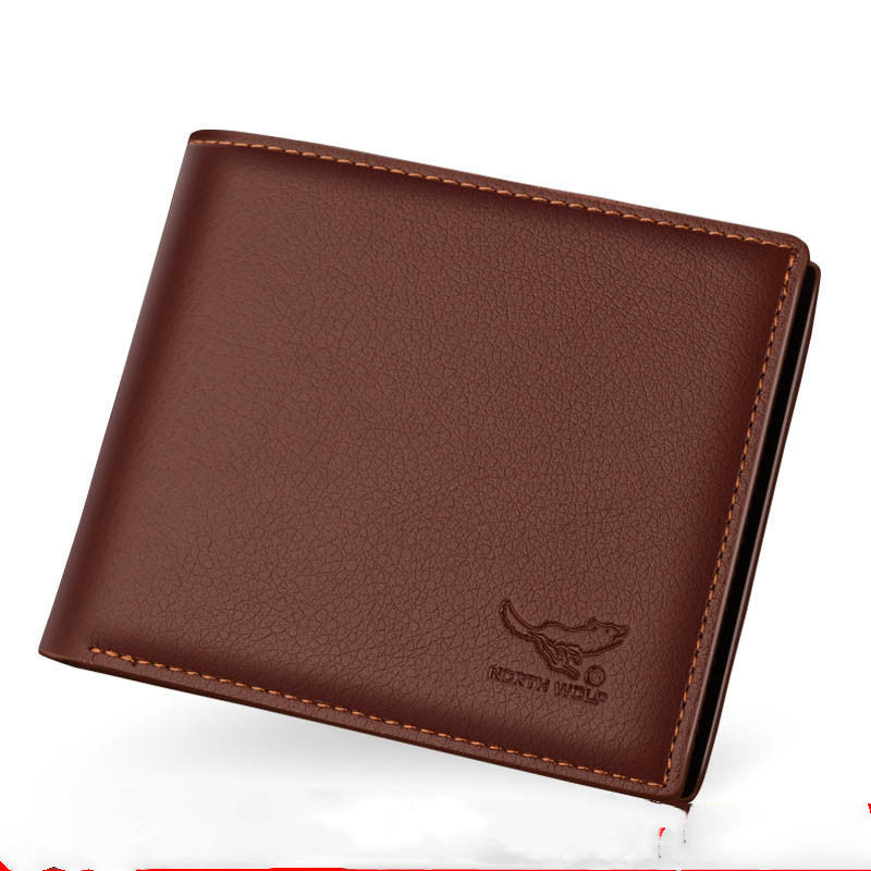 Luxury Men’s Short Leather Wallet – Compact Zipper Design | Premium Quality