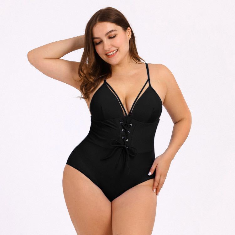 T&P CurveCorset One-Piece – Slimming Bouquet Waist Plus-Size Swimsuit