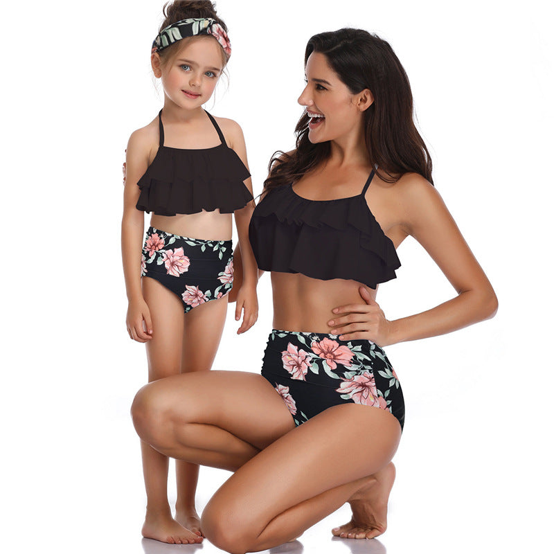 T&P OceanTwins Mommy & Me Bikini Set – High-Waist Matching Swimwear