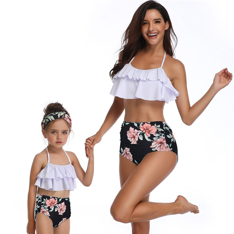 T&P OceanTwins Mommy & Me Bikini Set – High-Waist Matching Swimwear