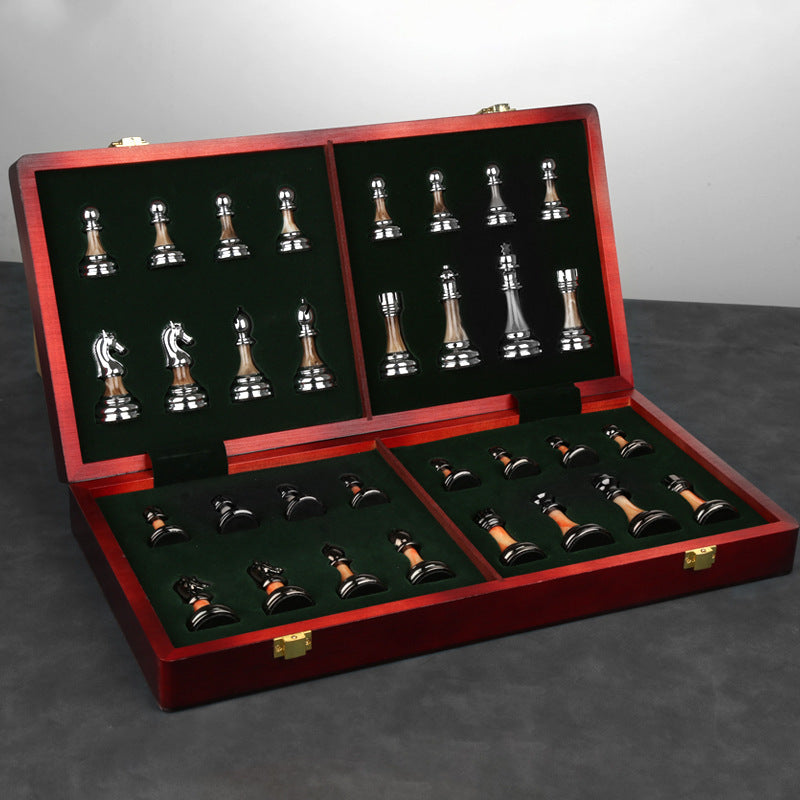 High-End Luxury Chess Gift Box Set – 45x45cm Premium Edition