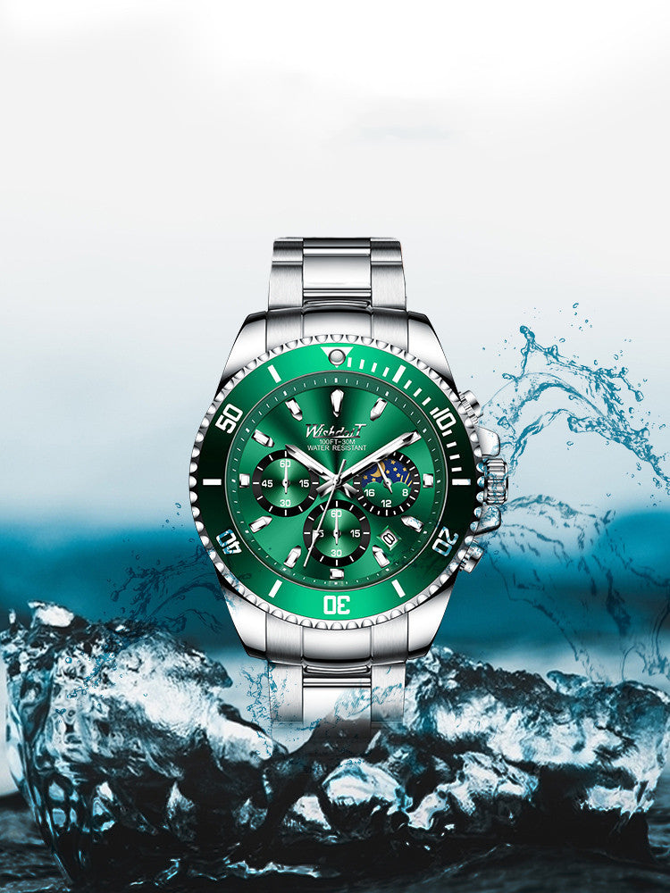 Green Water Monster Automatic Diver Watch | T&P Men’s Collection