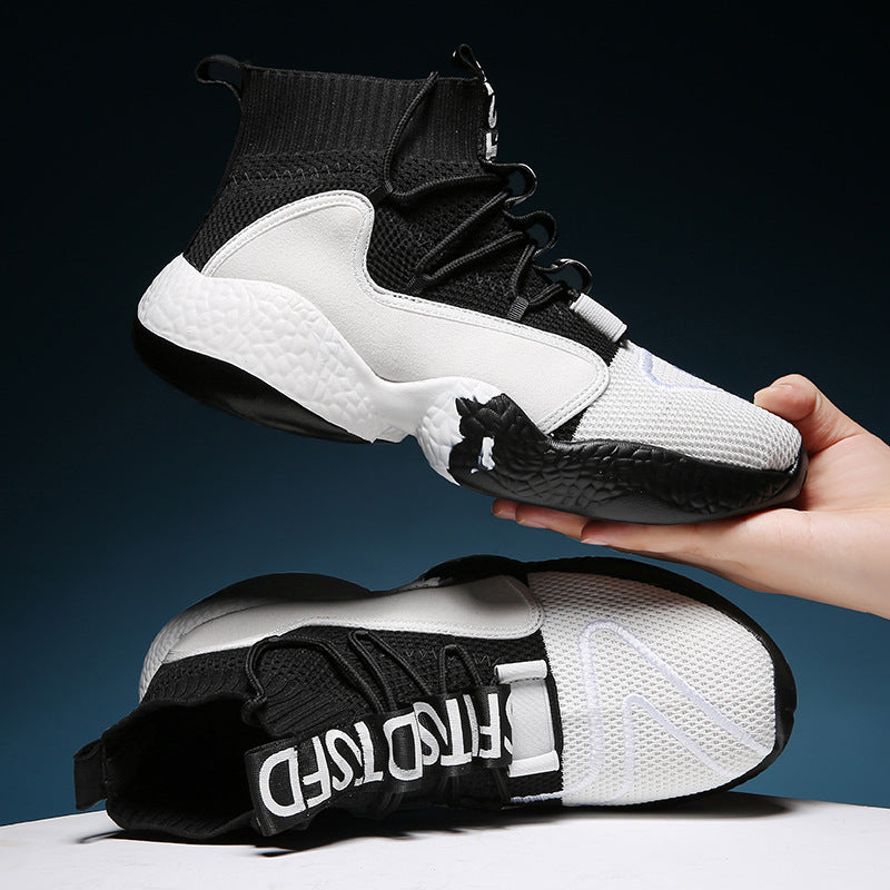 T&P FlyKnit Pro Sneakers – Men’s High-Top Sock Fit Shoes