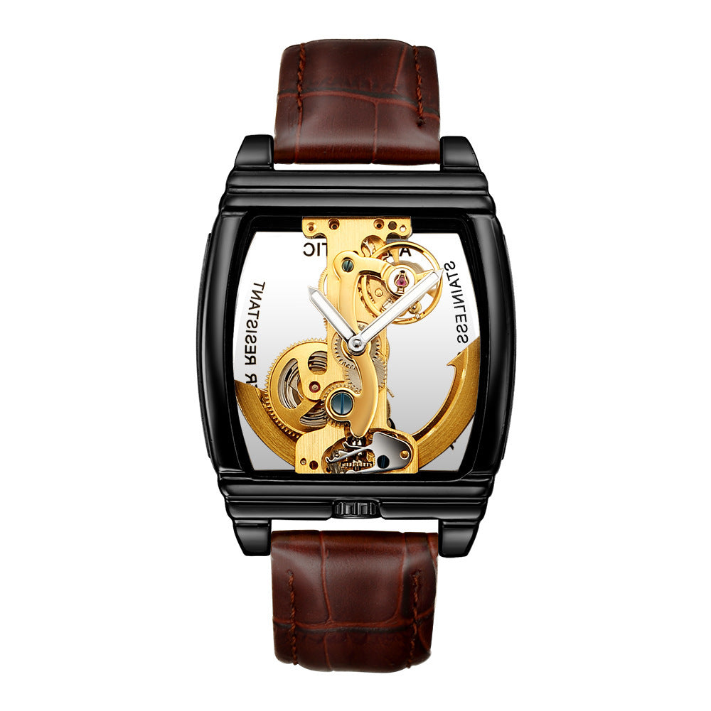 T&P Monarch Edge | Golden Skeleton Automatic Watch