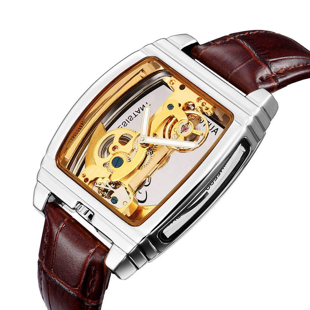 T&P Monarch Edge | Golden Skeleton Automatic Watch