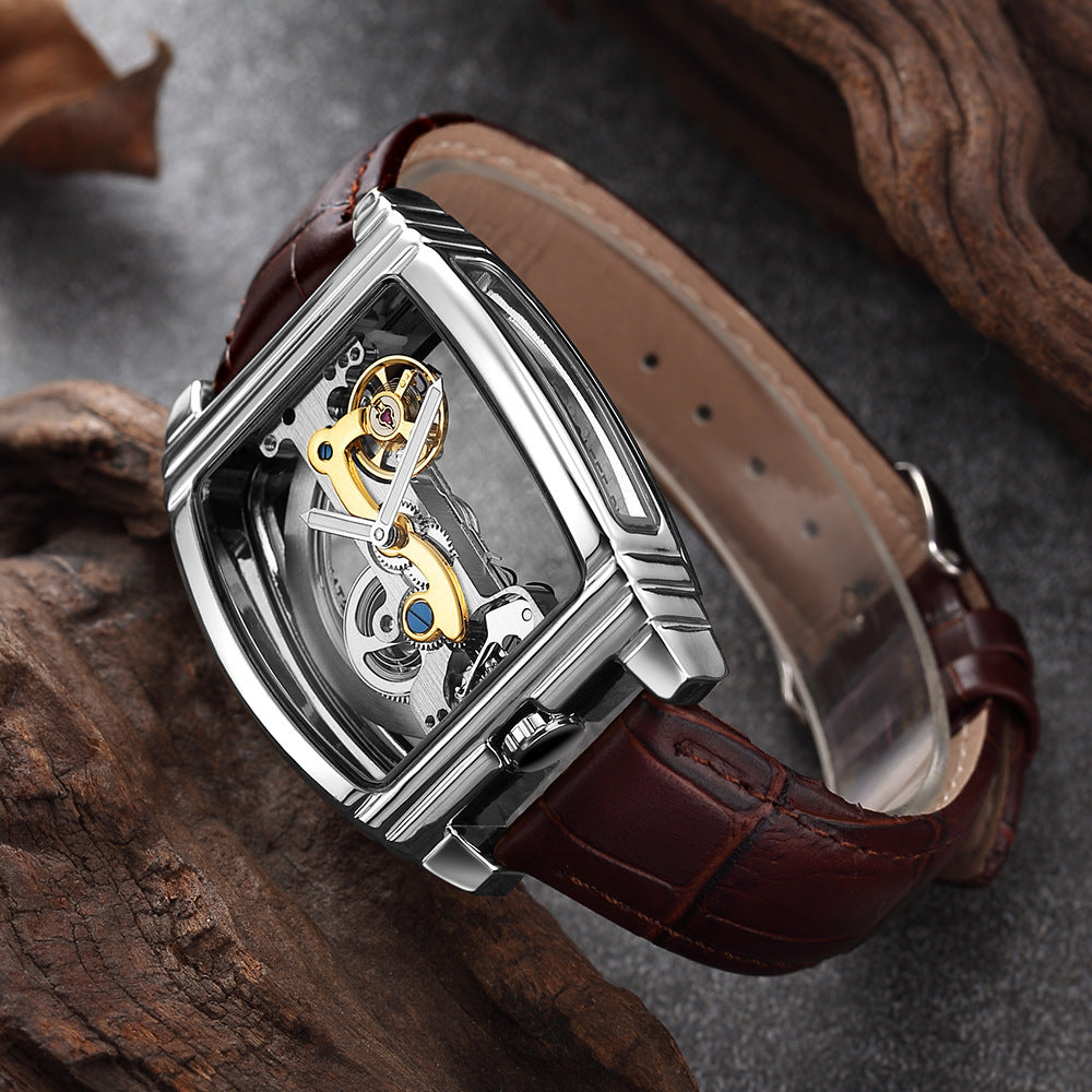 T&P Monarch Edge | Golden Skeleton Automatic Watch