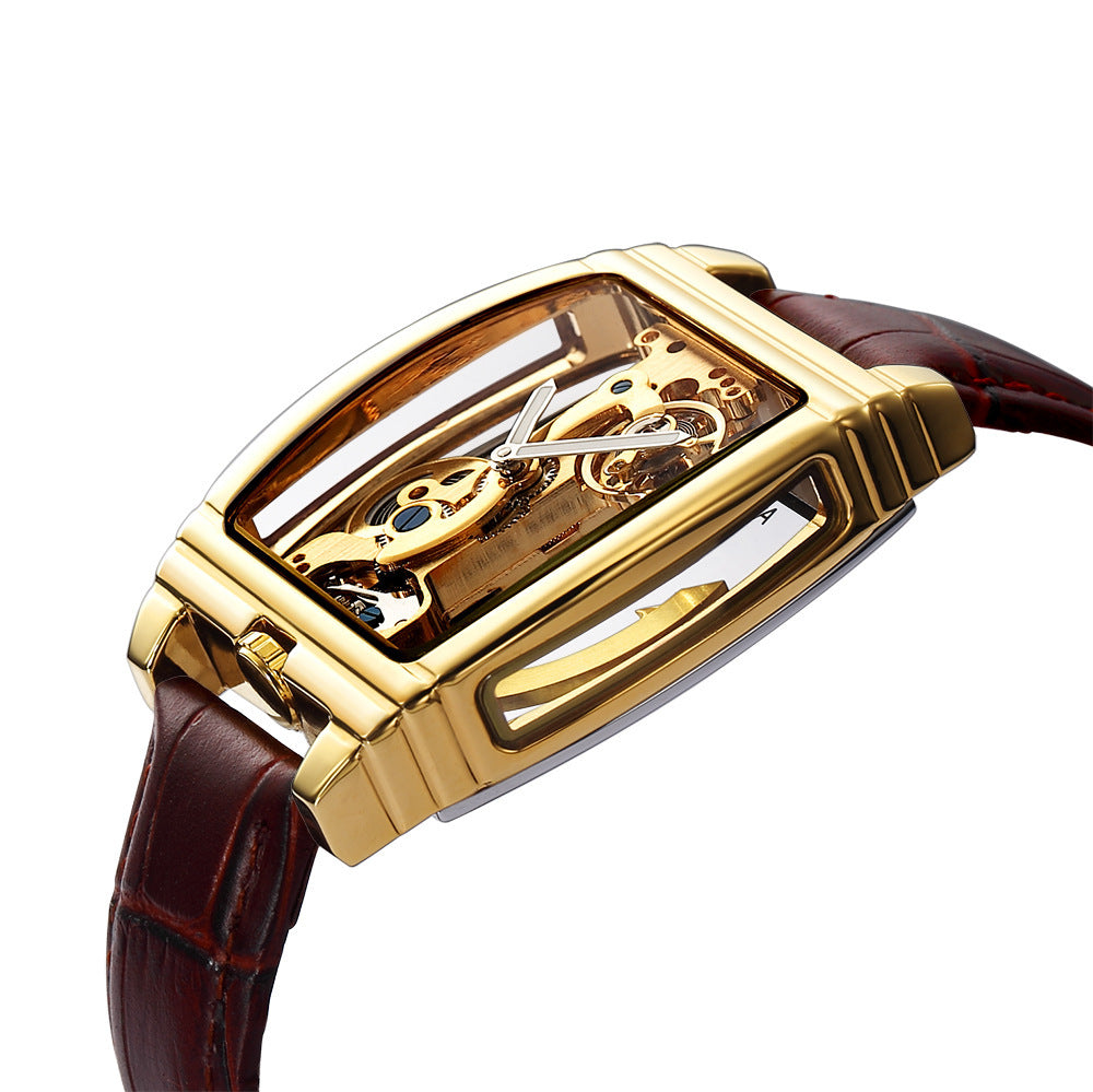 T&P Monarch Edge | Golden Skeleton Automatic Watch