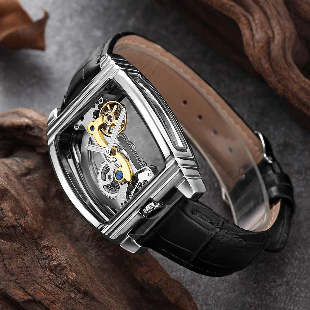 T&P Monarch Edge | Golden Skeleton Automatic Watch