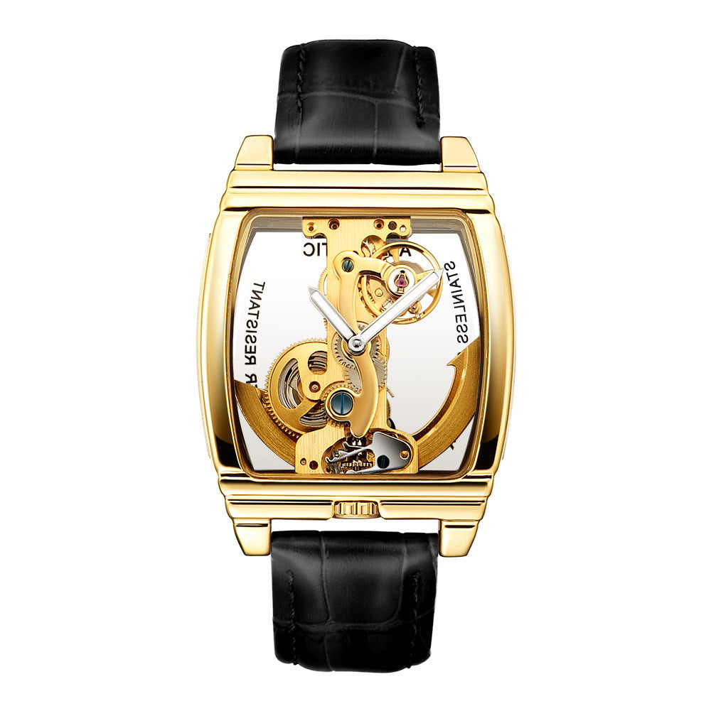 T&P Monarch Edge | Golden Skeleton Automatic Watch