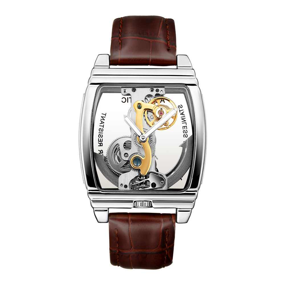 T&P Monarch Edge | Golden Skeleton Automatic Watch