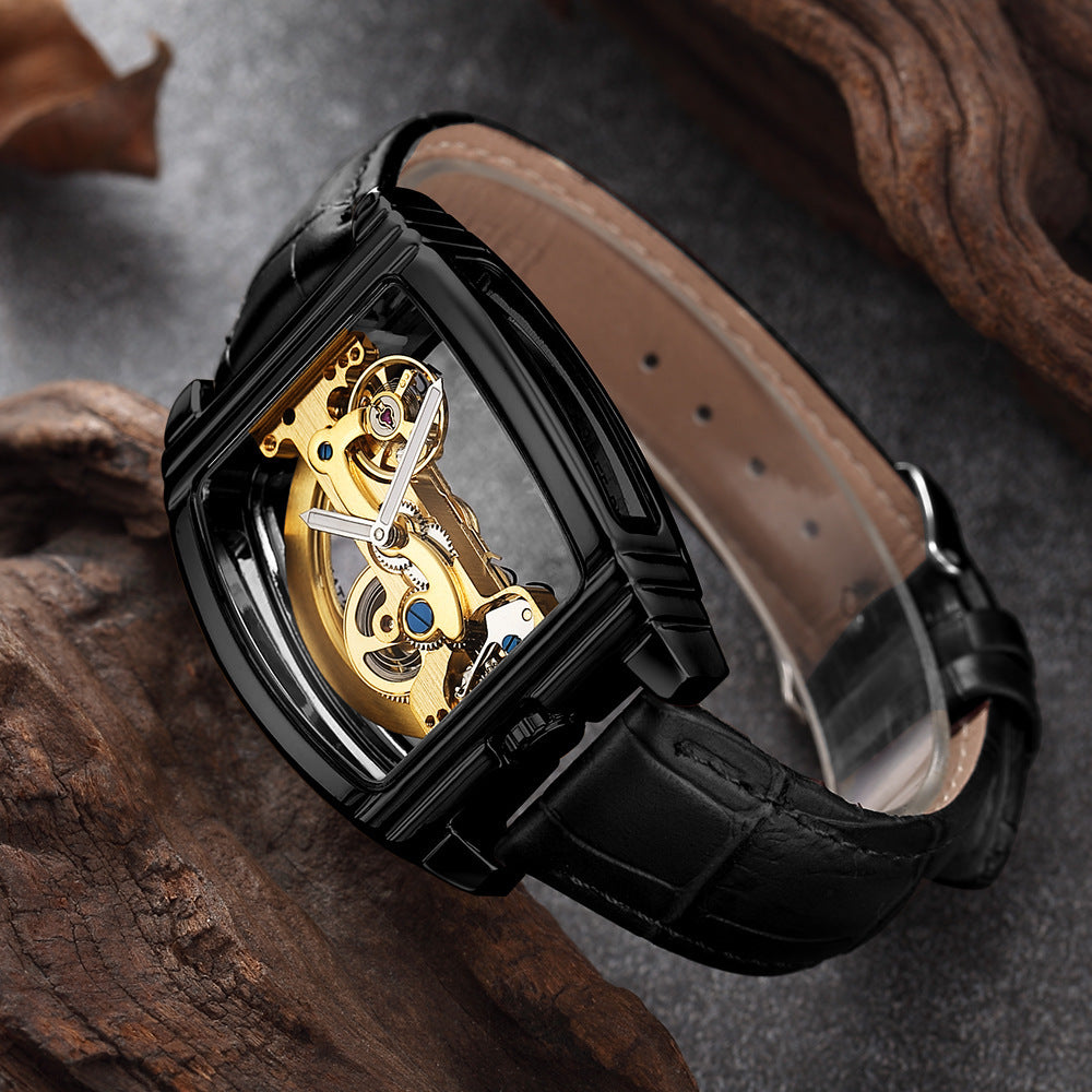 T&P Monarch Edge | Golden Skeleton Automatic Watch