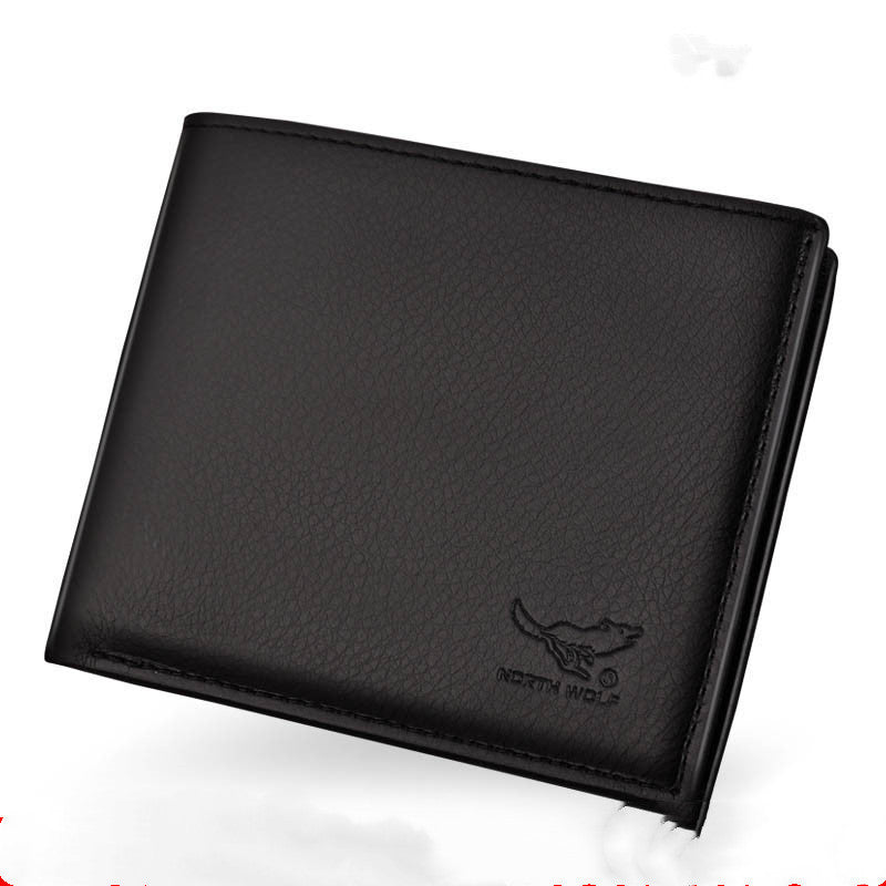 Luxury Men’s Short Leather Wallet – Compact Zipper Design | Premium Quality