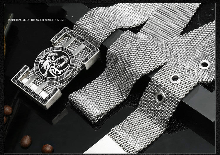 Metal Stainless Steel Self-Defense Belt – Limited Edition Luxury Strap