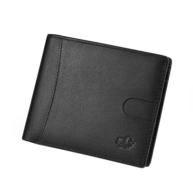 Buffalo Leather Men’s Wallet – Classic Black | Premium Everyday Style