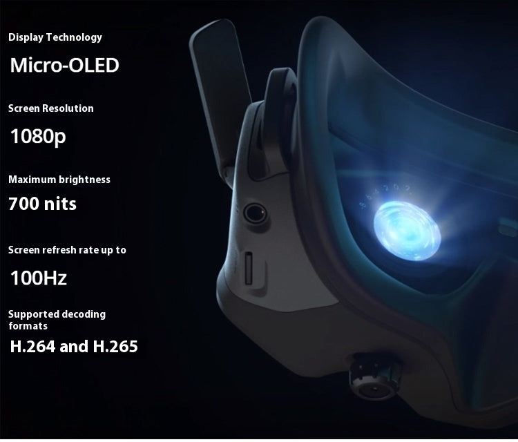 FPV Drone Goggles – O3 Sky End Digital Image Transmission Mask