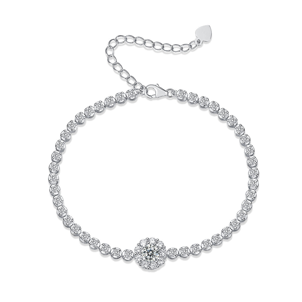 Luxury "Magpie Bridge" Moissanite Diamond Bracelet – Elegant Gift for Women