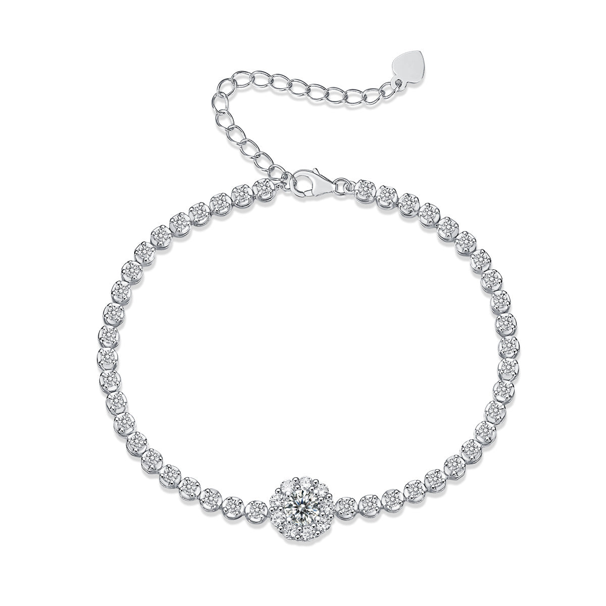 Luxury "Magpie Bridge" Moissanite Diamond Bracelet – Elegant Gift for Women