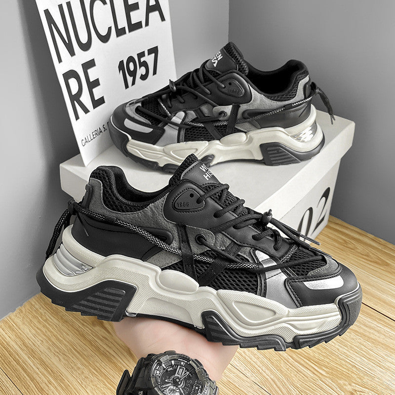 T&P GravityForce Chunky Sneakers – Men’s Thick-Sole Streetwear Shoes