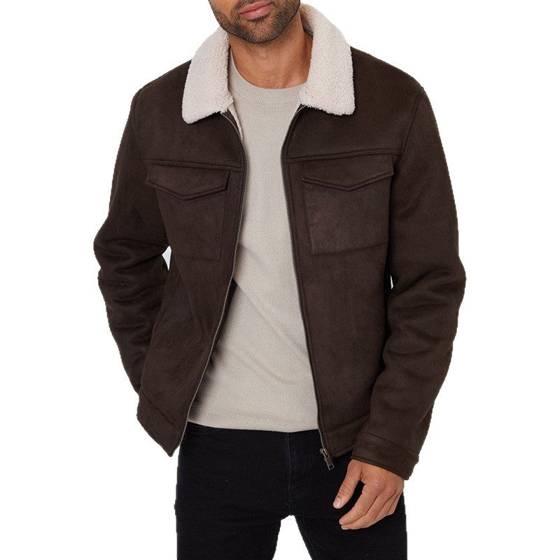 T&P Urban Frost | Premium Men’s Lamb Collar Jacket