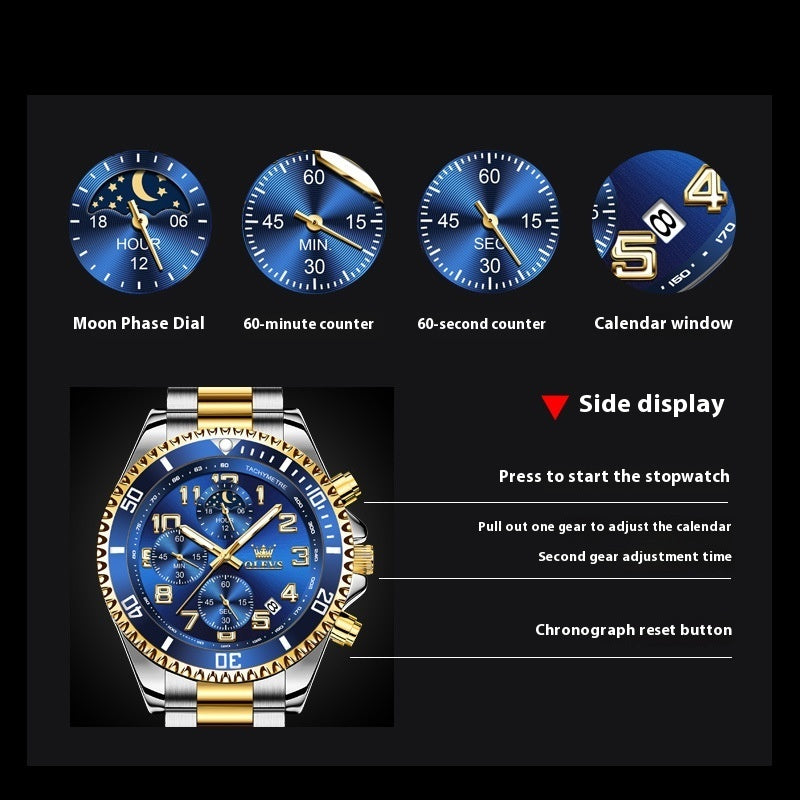 Imperial Gold Chronograph Men’s Luxury Watch | T&P Luxury Store
