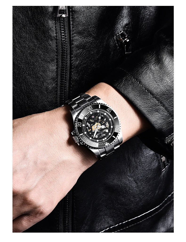PAGANI Skeleton Diver Mechanical Watch | T&P Prestige Mechanical Series