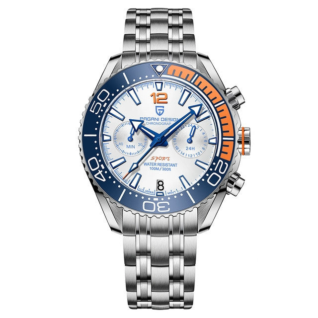 T&P Dominator Series | Luxury Black Chronograph Watch