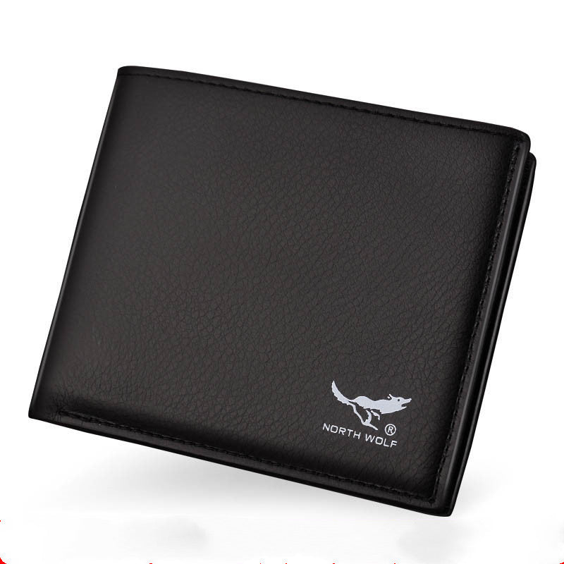 Luxury Men’s Short Leather Wallet – Compact Zipper Design | Premium Quality