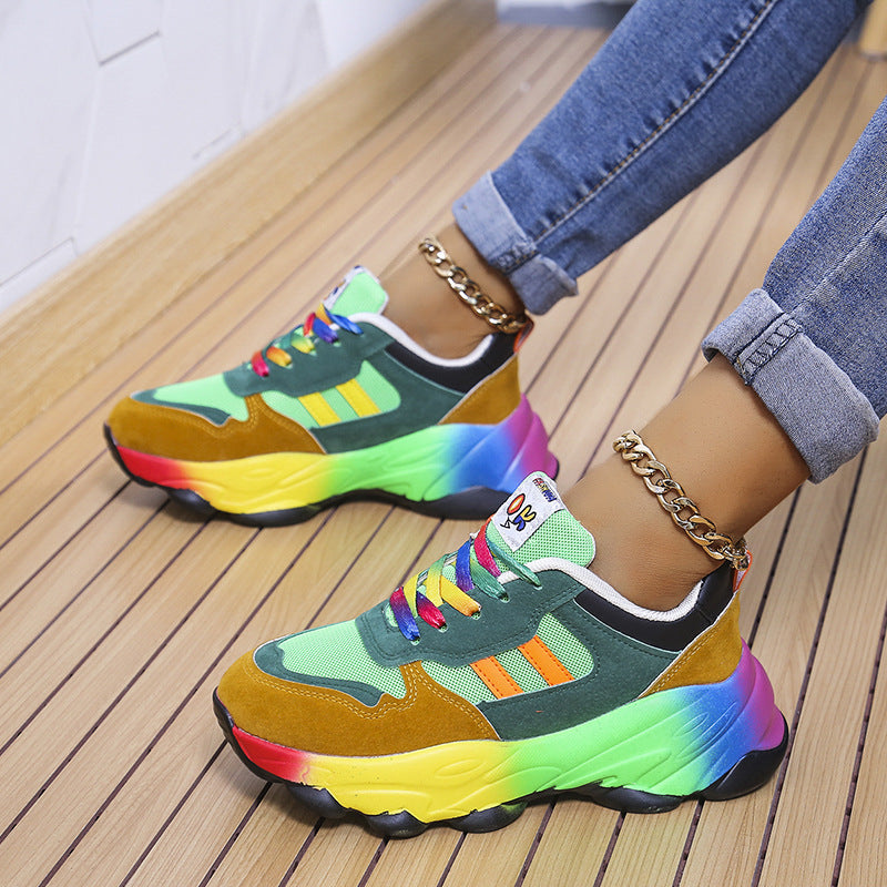 T&P ColorBloom Sneakers – Women’s Multicolor Street Sneakers