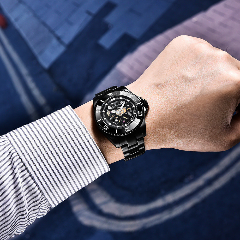 PAGANI Skeleton Diver Mechanical Watch | T&P Prestige Mechanical Series