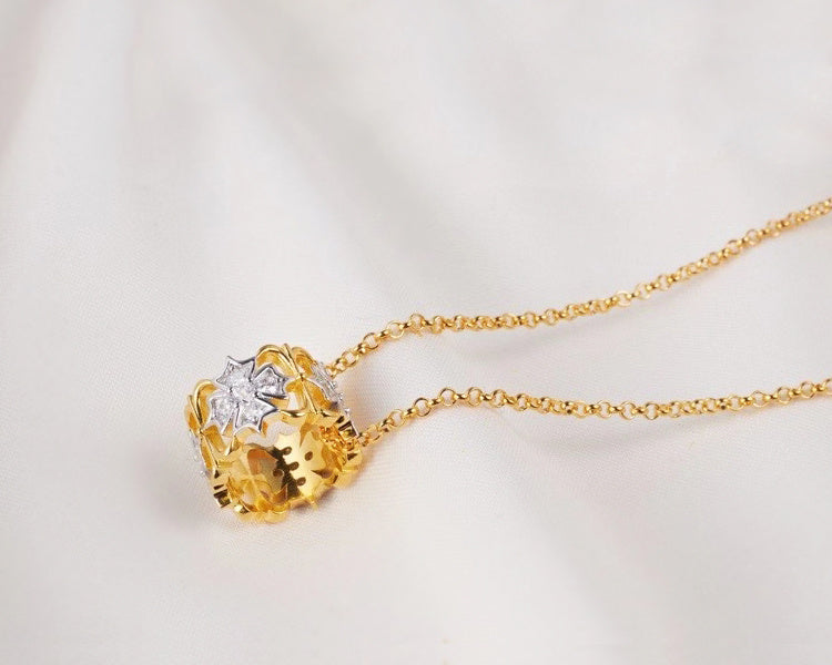 18K Gold-Plated Clover Necklace – Elegant Pure Silver Jewelry | T&P Luxury Line