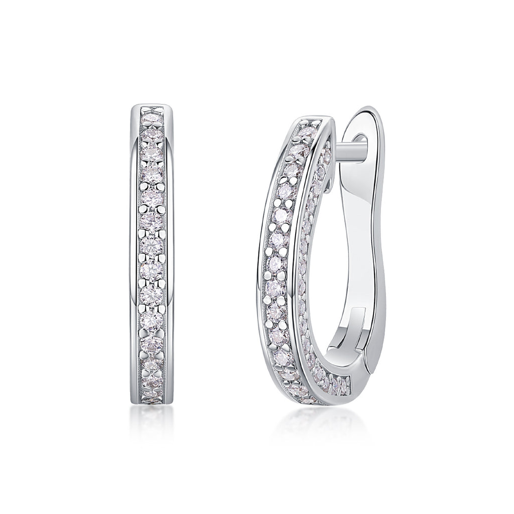 Highlight S925 Moissanite Sterling Silver Earrings – Everyday Luxury Diamond Alternative