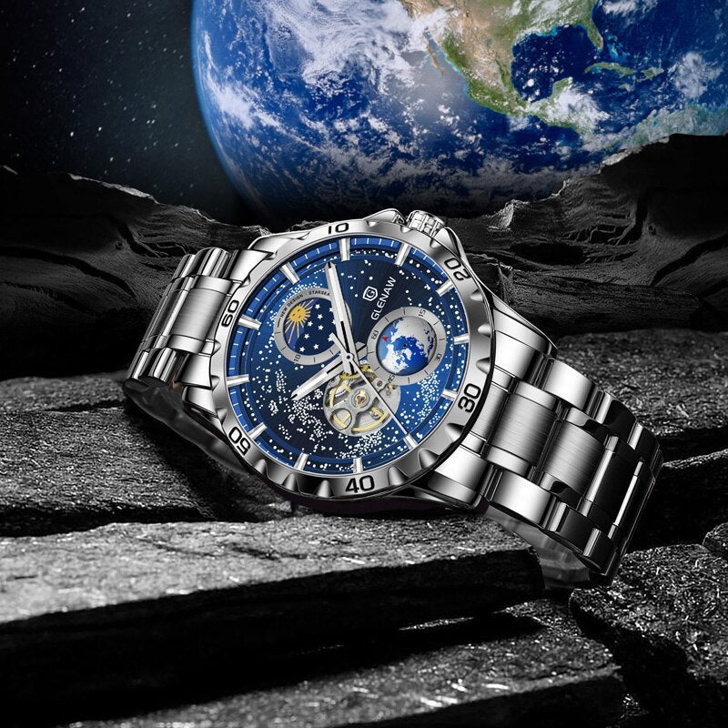 Men’s Stainless Steel Quartz Watch – Elegant Business & Casual Style | T&P Collection