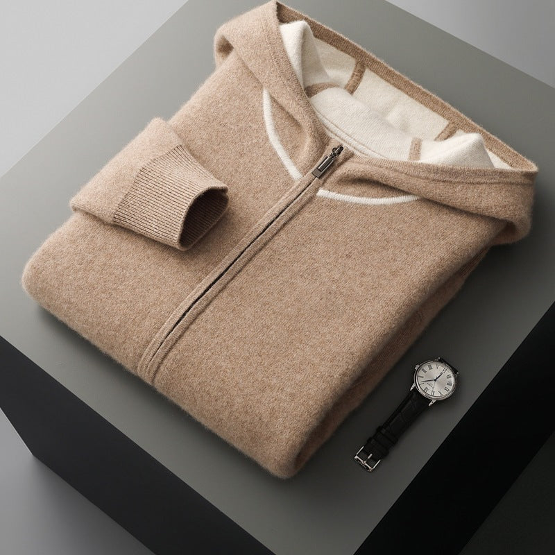 T&P Elite Comfort Edition | Men’s Cashmere Wool Knit Hoodie