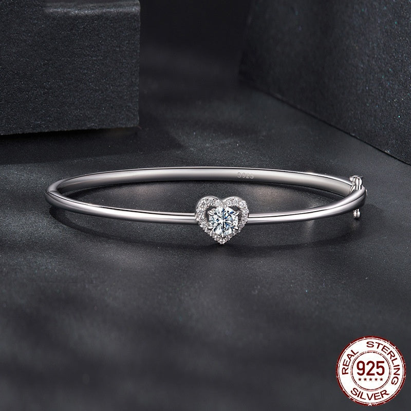 T&P Moissanite Love Bracelet | S925 Sterling Silver D-Color Edition